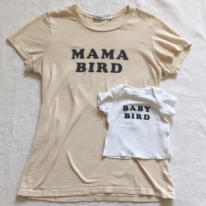 Mama Bird + Baby Bird Shirts
